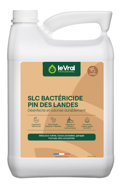 Le vrai professionnel slc bactéricide pin des landes désinfectant odorisant puissant 5 Litres DESODORISANT