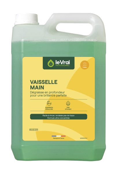 Le vrai professionnel vaisselle main ultra dégraissant 5L Produits d'entretien