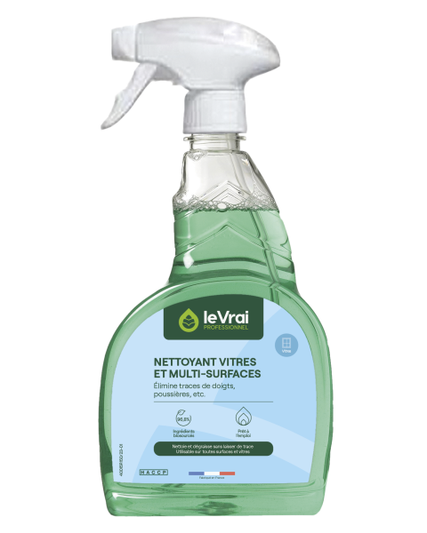Le vrai professionnel nettoyant multi-surfaces Pulve De 750Ml Nettoyage vitres