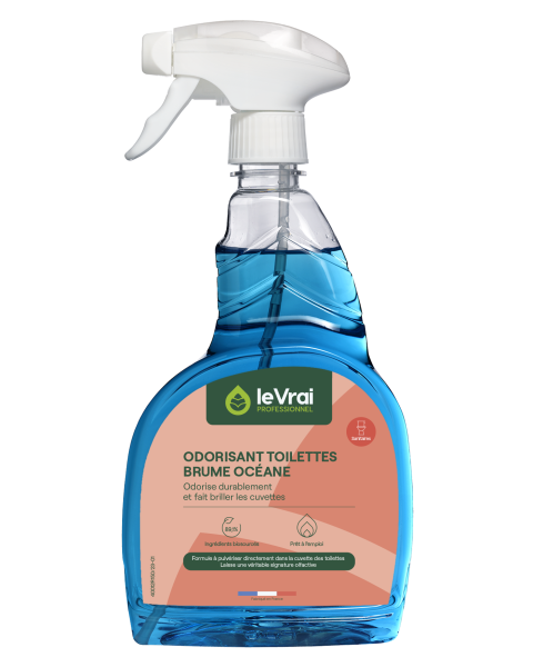 Le vrai professionnel odorisant toilettes 750ml - Parfum au choix Entretien sanitaire