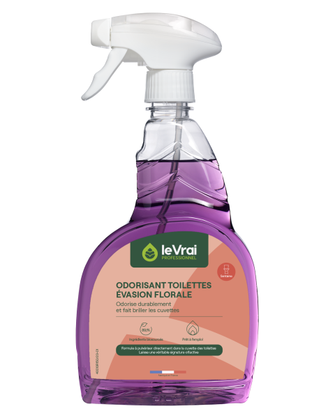 Le vrai professionnel odorisant toilettes 750ml - Parfum au choix Entretien sanitaire