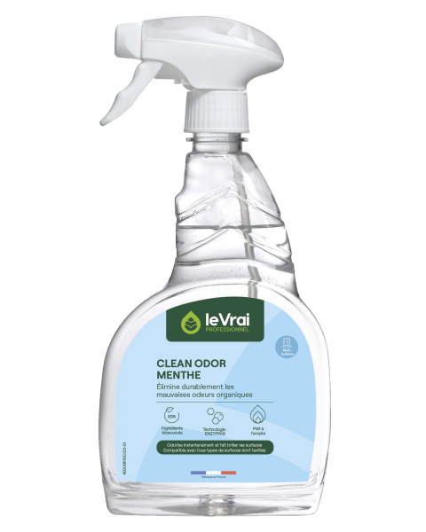 LE VRAI PROFESSIONNEL CLEAN ODOR MENTHE 750ml DESODORISANT