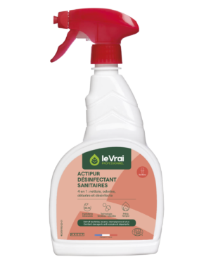 Le vrai professionnel actipur désinfectant sanitaires prêt à l’emploi labellisé - Spray 750ml Entretien sanitaire