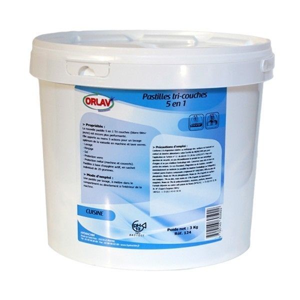 Pastille Lave Vaiselle 5 En 1 Le Seau De 3Kg
