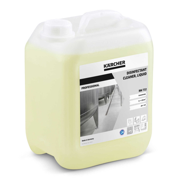 Produit nettoyant désinfectant, liquide RM 732, 5l Nettoyant multi-surfaces