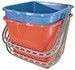 Seau Polyethylene Capacite 15L Rouge Matériel de nettoyage manuel