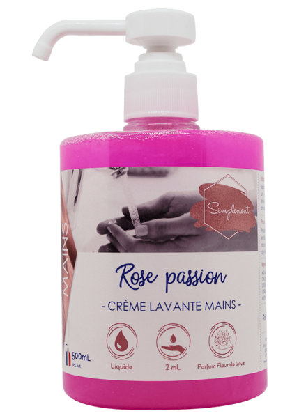 Creme Main Nacree Rose - Le Flacon De 500 Ml SAVONS ET GELS POUR LES MAINS