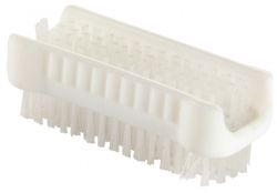 Brosse de nettoyage de gommage pour ongles Brosse à ongles double face  Brosse à ongles à poils de main en bois Brosse à récurer