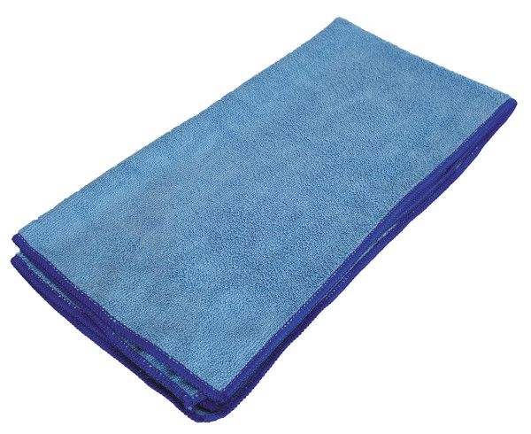 Serpillière microfibre 40x80cm bleue Matériel de nettoyage manuel