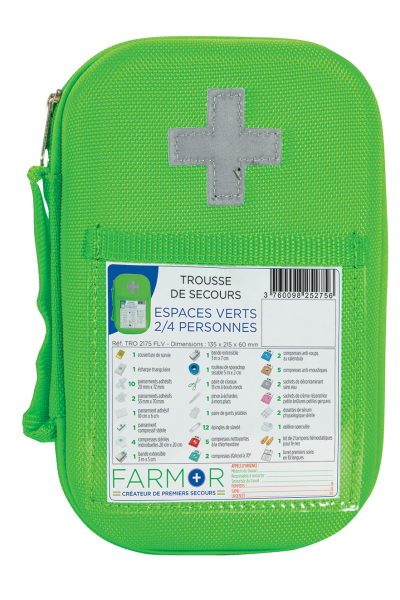 Trousse de secours ESPACES VERTS 2/4 personnes Armoire a pharmacie