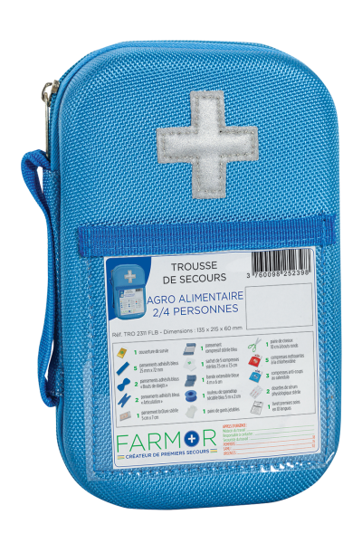 Trousse de secours ALIMENTAIRE 2/4 personnes Armoire a pharmacie