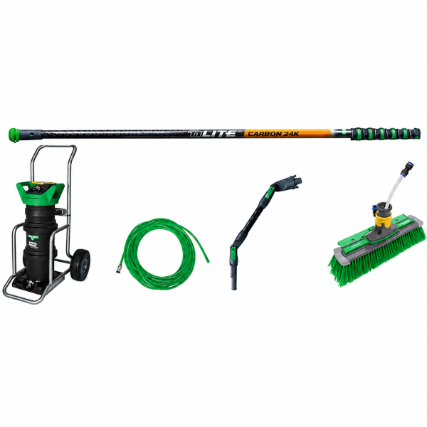 Kit Experts LC HydroPower Ultra UNGER – La solution professionnelle pour un nettoyage à l’eau pure haute performance Les vitres